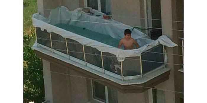 puedo poner una piscina en mi terraza