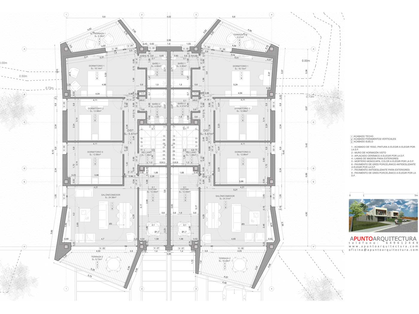 Proyecto De 2 Viviendas En Aldeatejada (Salamanca)