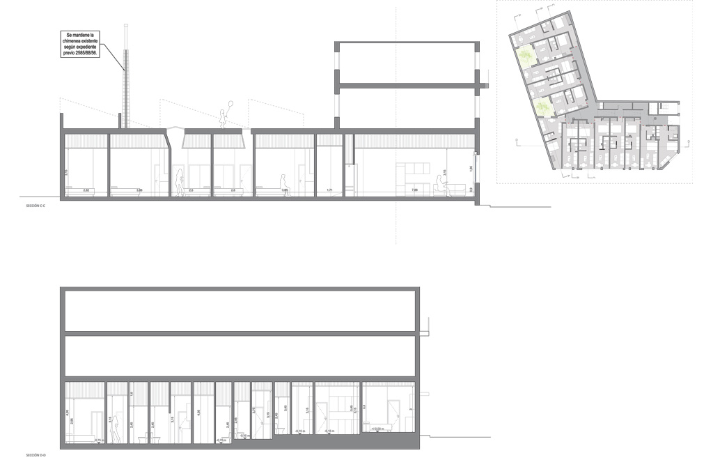 Apartamentos Turísticos En Vallecas, Apuntoarquitectura